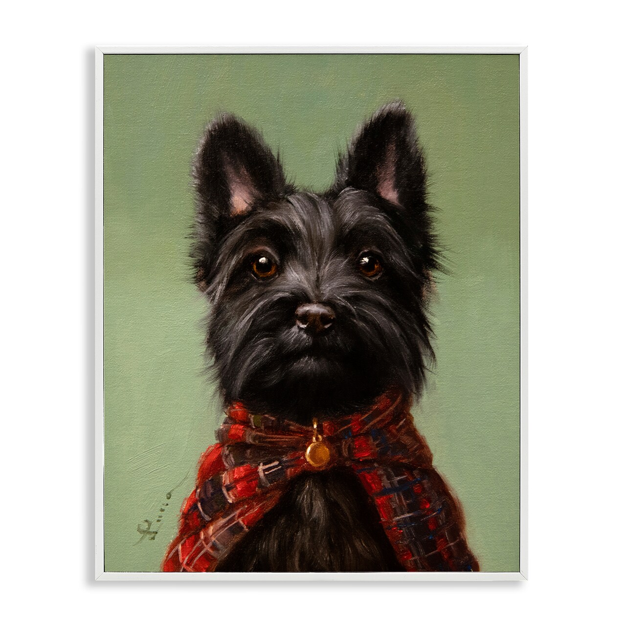 Stupell Industries The Scot Scottish Terrier Framed Giclee, design by Lucia Heffernan